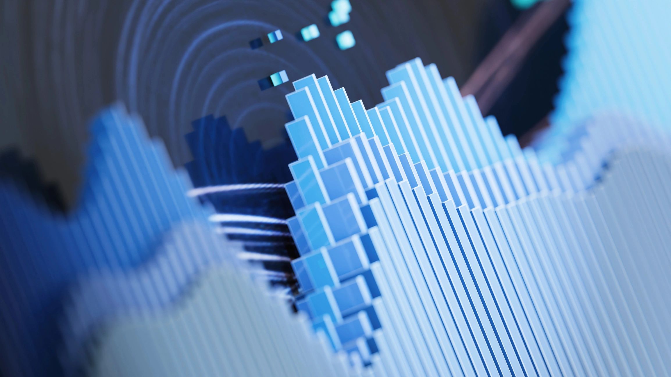 Abstract finance technology concept